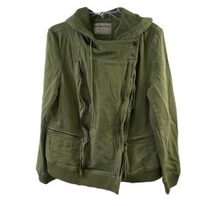 We The Free NWOT Carmen Moto Zip Olive Size L